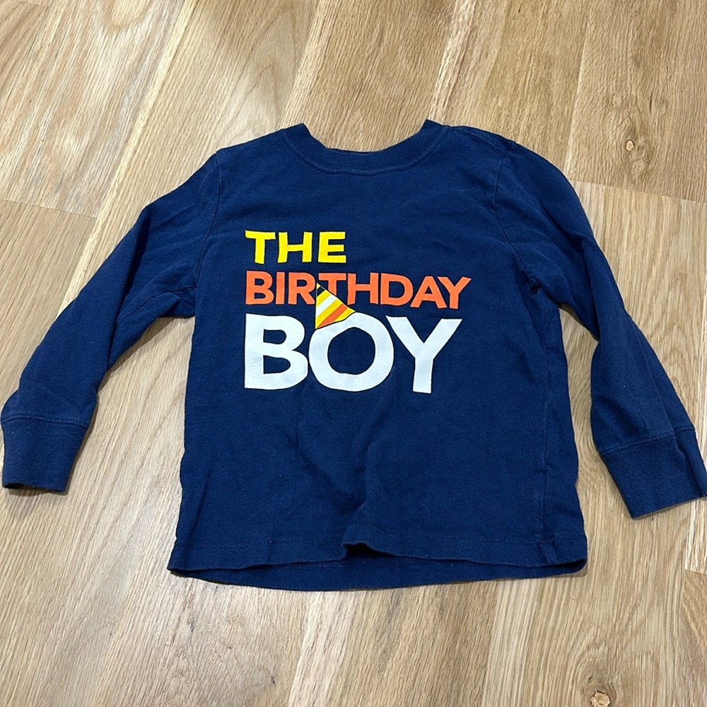 The Birthday Boy Long Sleeve Tshirt